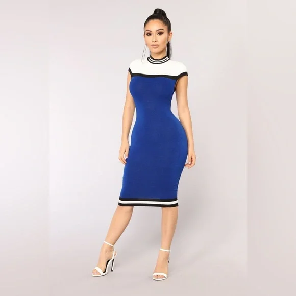 fashion nova color block dress Fashion Nova Color Block Dress
